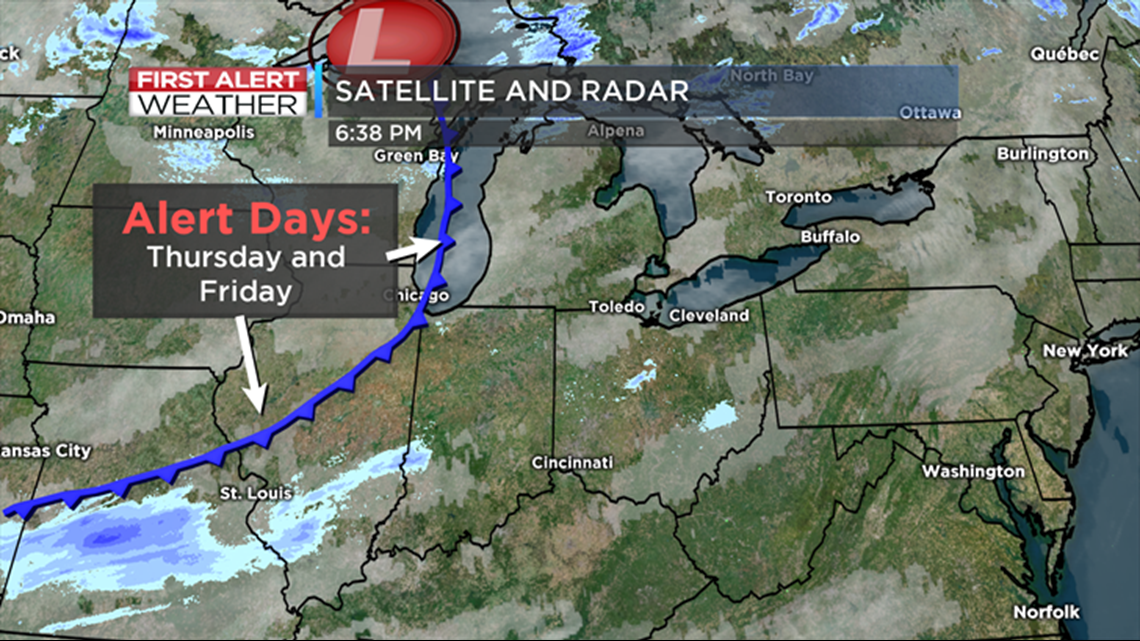 Winter Cold, Snow Arrives With Four First Alert Days Ahead! | Wtol.com