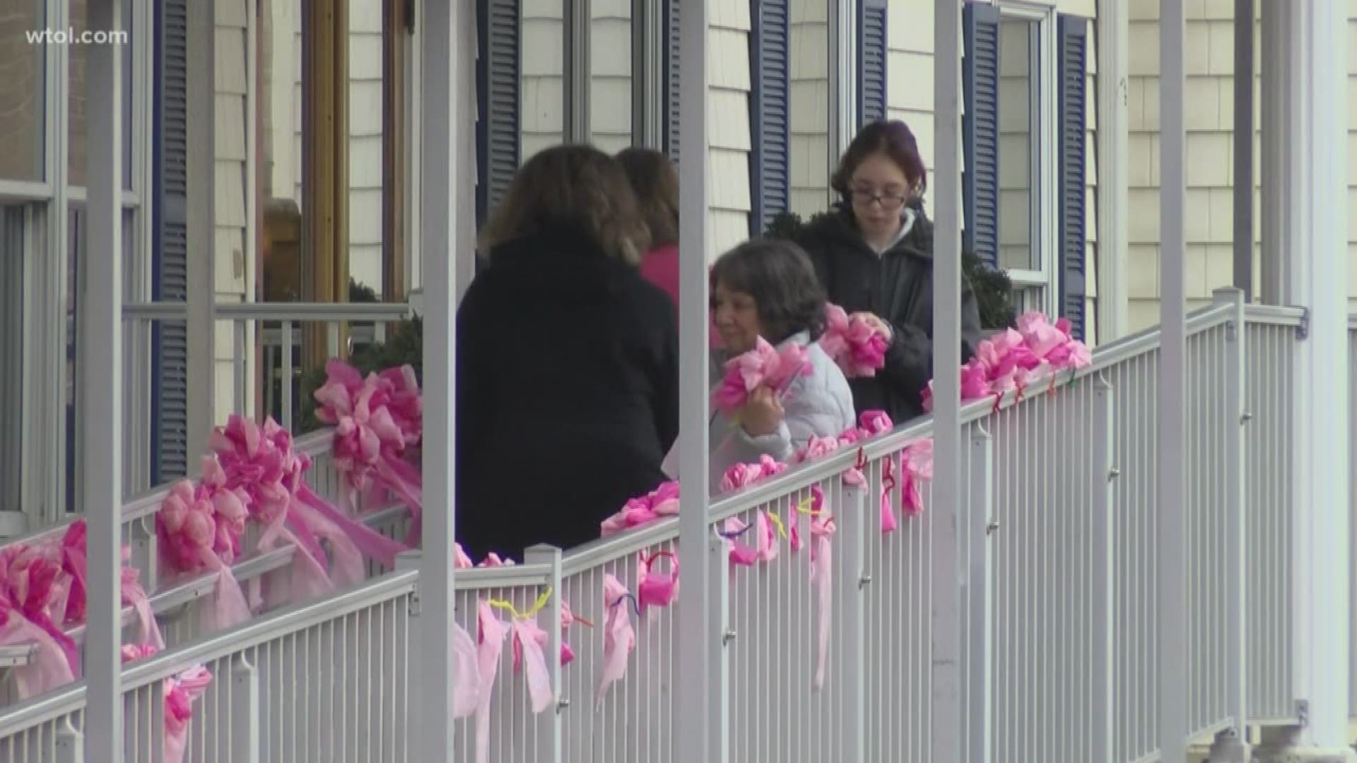 Neighbors from 30 minutes away to three hours away showed up Saturday to pay respects to Harley Dilly's family.