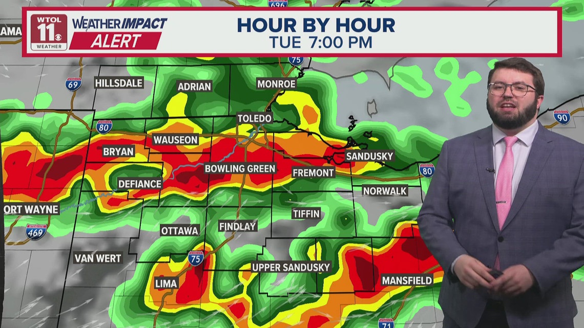 Weather Impact Alert Day: First wave of storms moving out of the area ...
