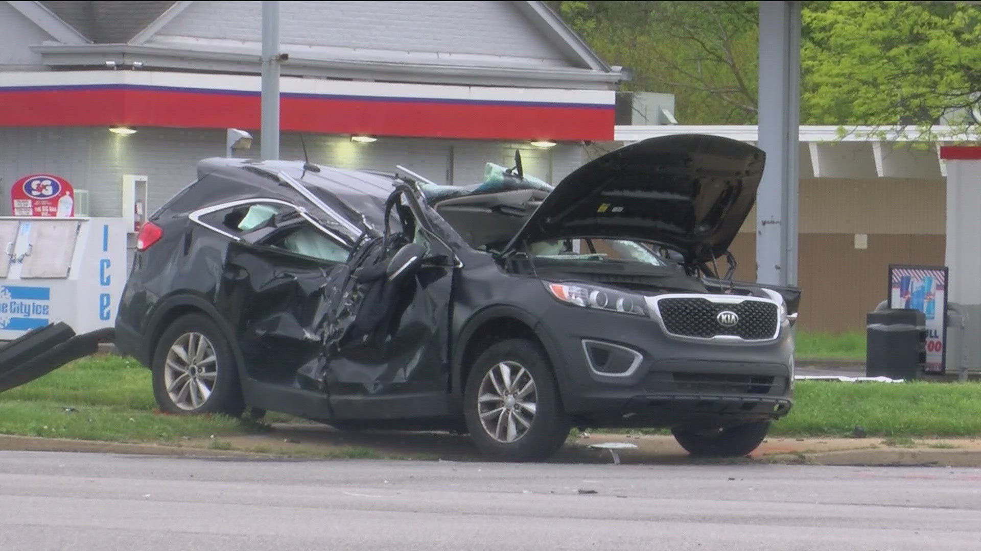 The 31-year-old from Toledo had to be extricated from their vehicle after the crash on Byrne Road and Hill Avenue.