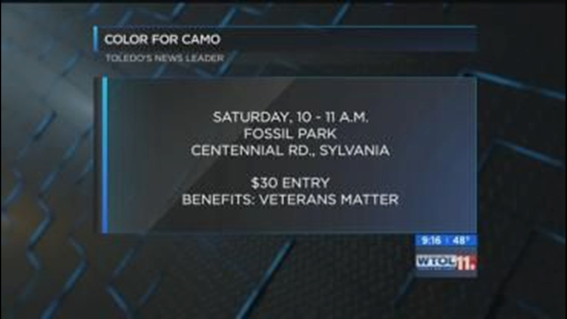 Learn how to help raise money for veterans on WTOL 11 Your Day