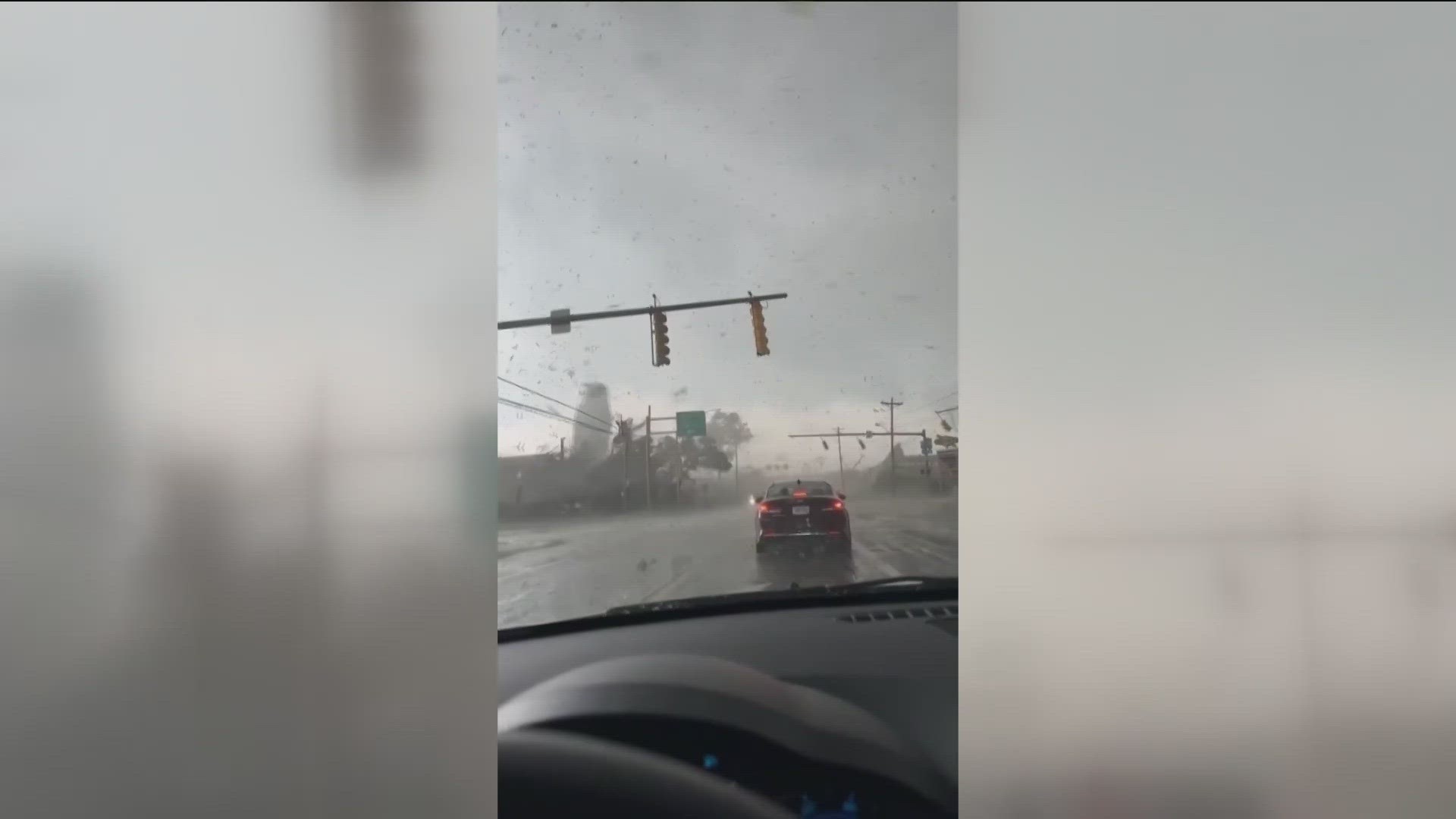 Severe thunderstorms brought hail and several reported tornadoes to portions of northern Ohio Thursday evening, causing widespread power outages through the region.