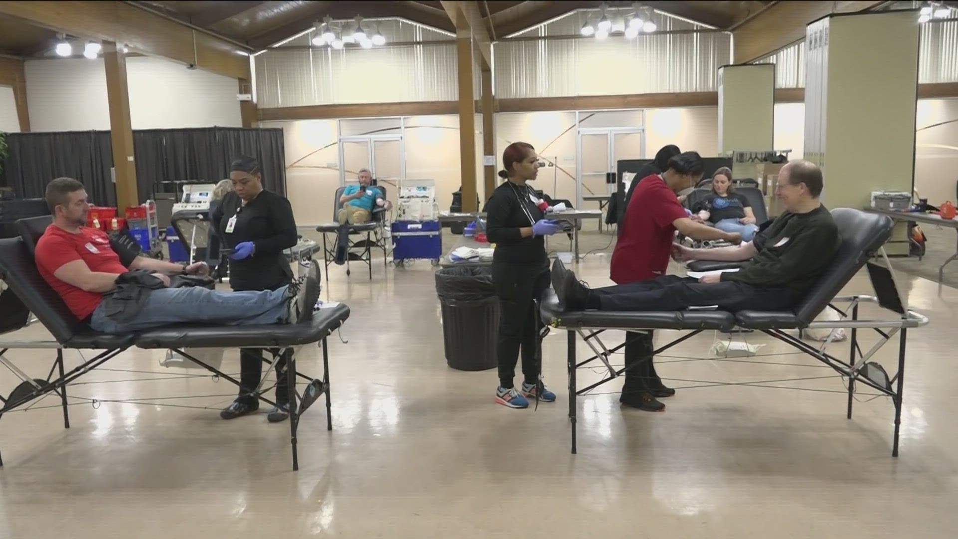 Over the last 20 years, the American Red Cross says they have seen a 40% decrease in blood donations.