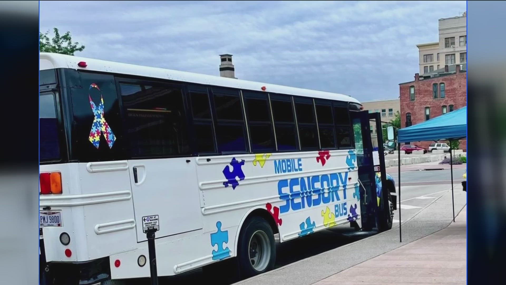 The bus is a sensory-friendly environment meant to provide a safe space away from overwhelming events.