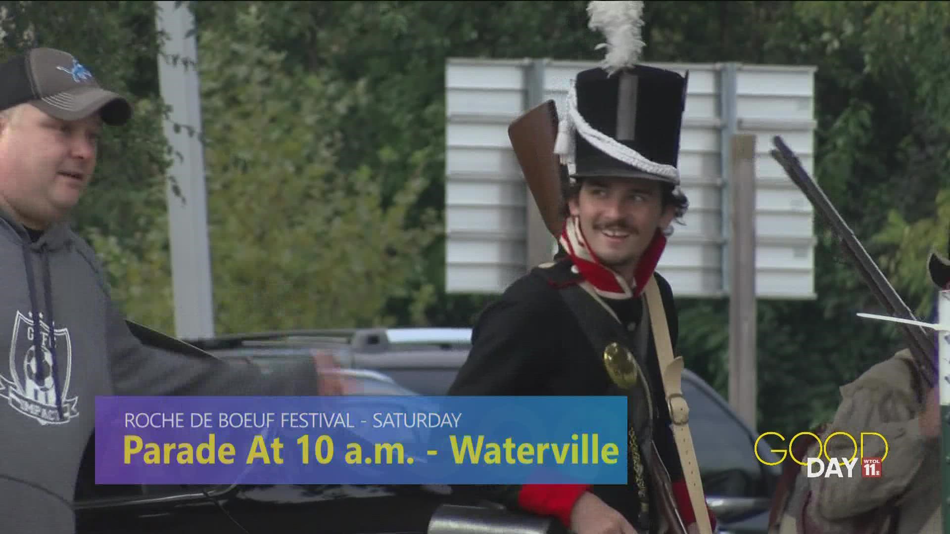 A parade, reenactments, music and more: the beloved Waterville festival kicks off on Saturday at 10 a.m.