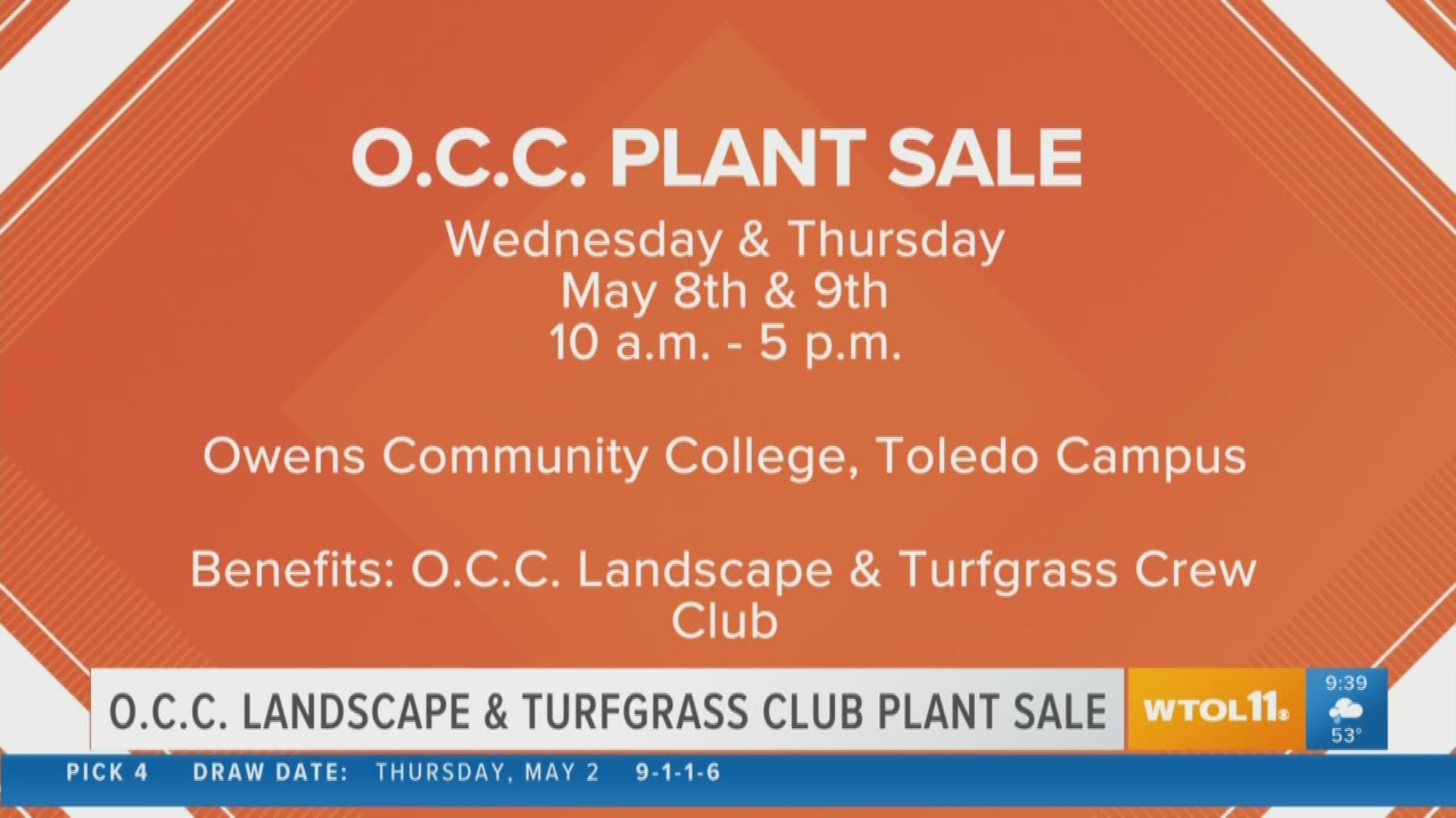 Start planning your spring planting now at the Owens Community College plant sale next week.