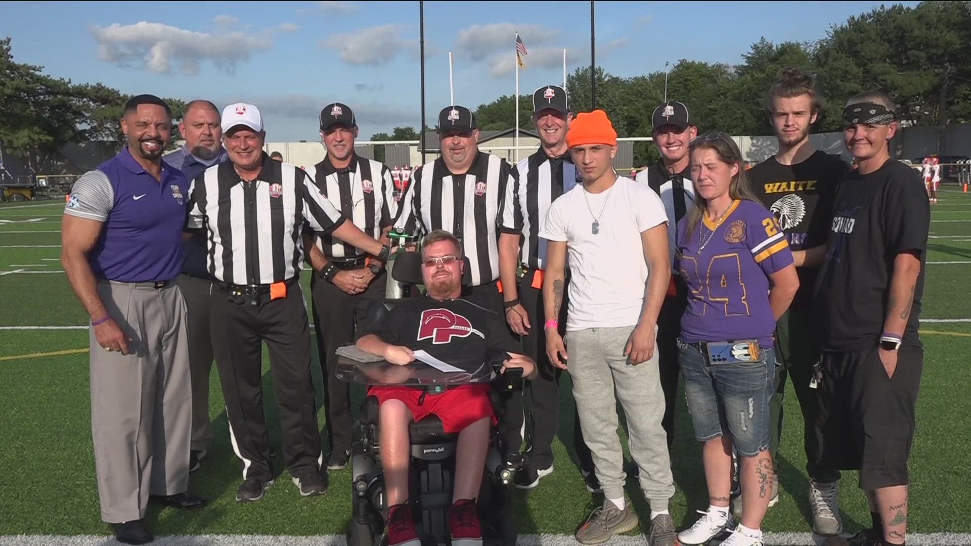 The honoree may have a disability, be battling an illness or just going through a tough time, but they get a chance to shine before the football game.