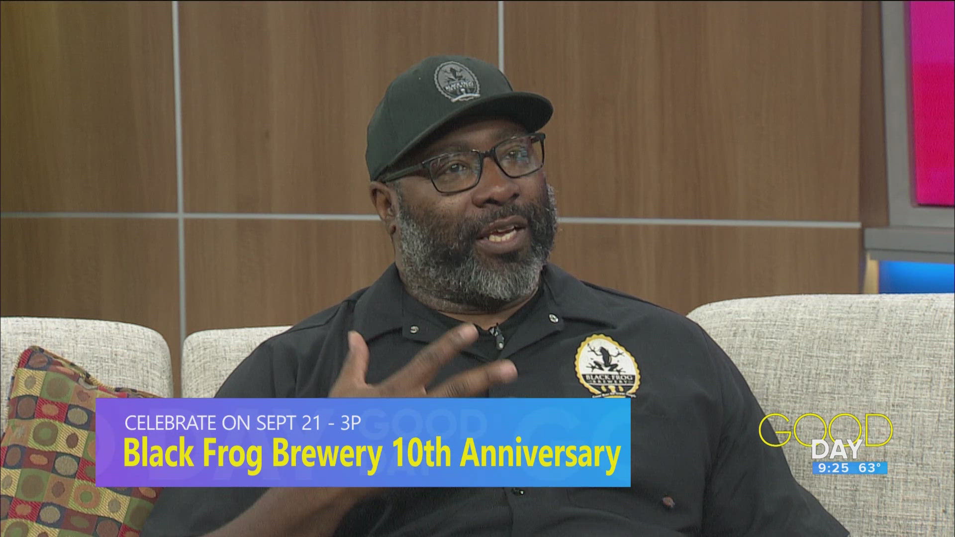 Chris Harris from Black Frog Brewery talks his brewery's 10th anniversary, celebrated this weekend.