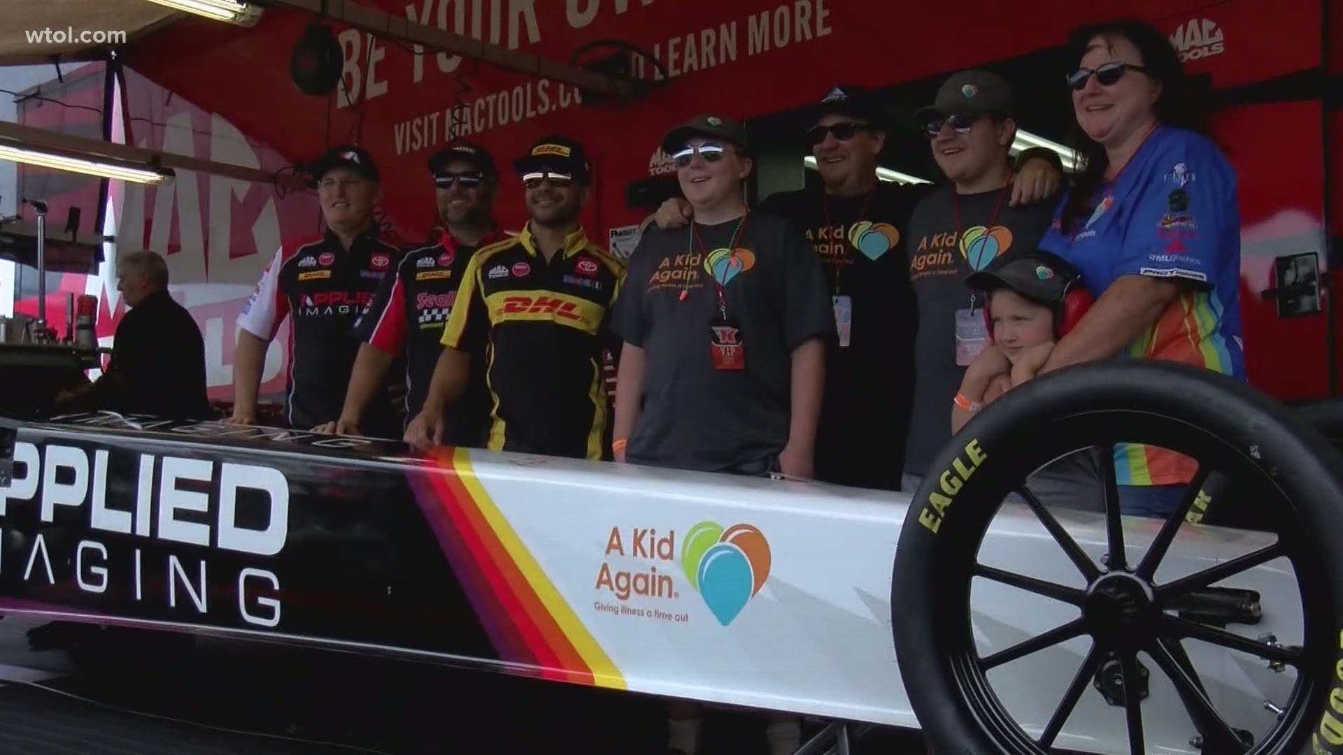 When the NHRA was in Norwalk, A Kid Again teamed up with Kalitta Motorsports to give kids battling life-threatening illnesses an experience of a lifetime.