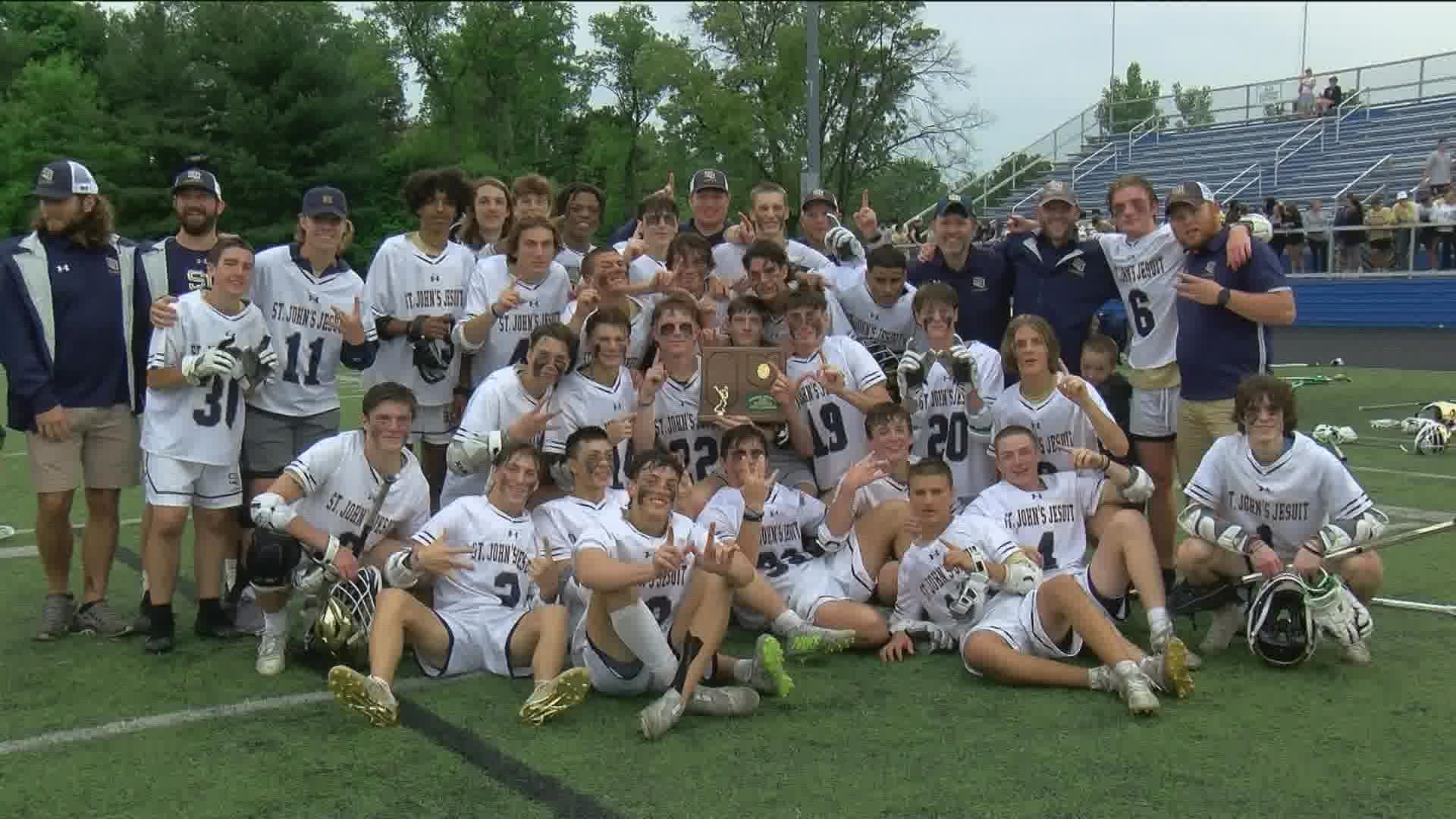 The Titans tied the game with six seconds left in regulation and Quinn Staten scored the game-winning goal in overtime to capture the regional title.