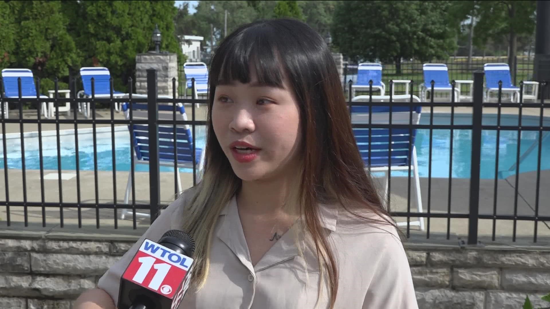 Taiwanese woman in Port Clinton reacts to seeing the U.S. Speaker of the House visit her country.