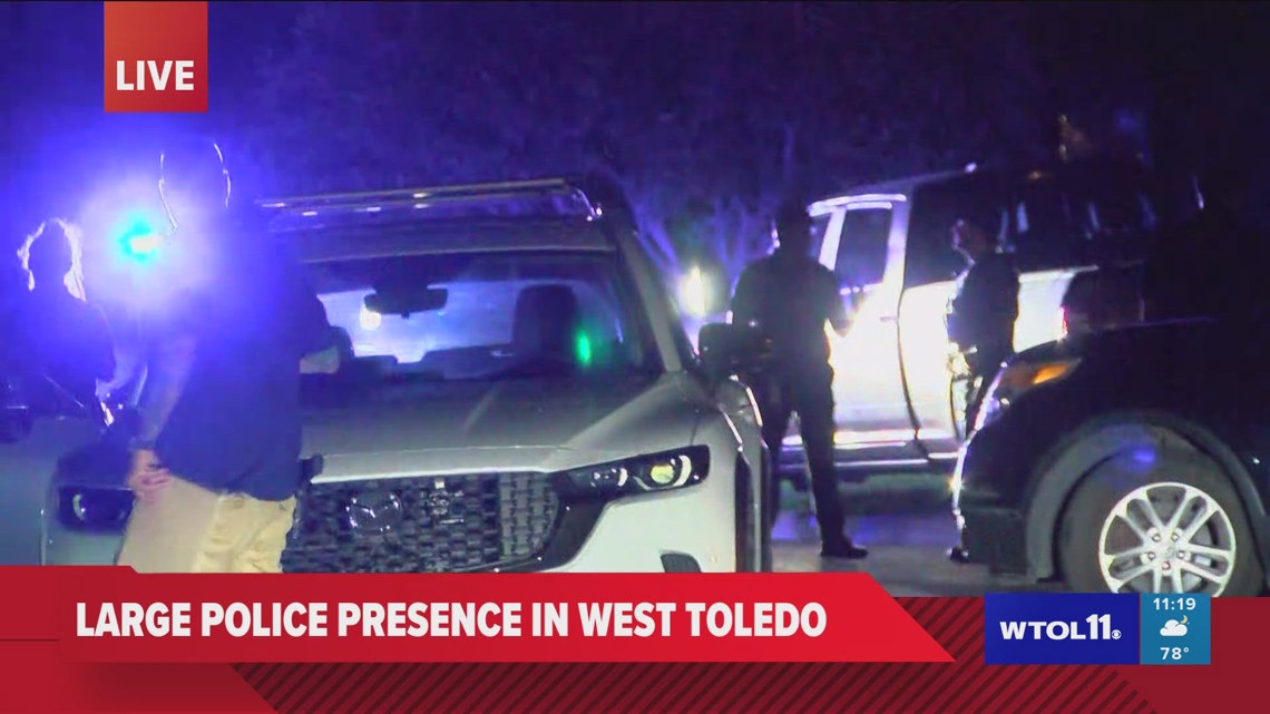 Heavy police presence in west Toledo neighborhood Sunday night | wtol.com