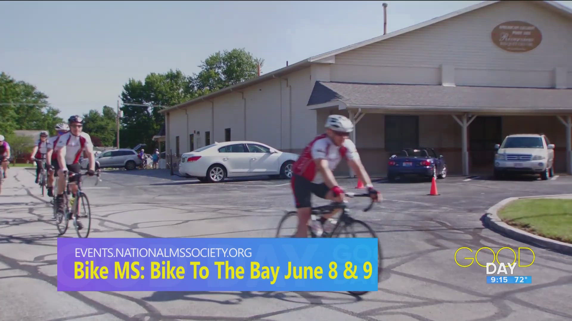 Austin Fleischer and Joe Shrader talk 'Bike to the Bay', a fundraising event for multiple sclerosis research.