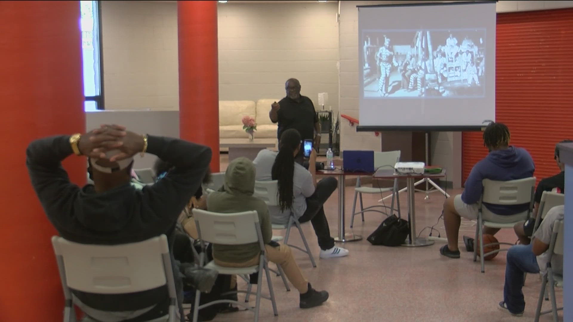 The Frederick Douglass Community Center held the presentation, titled "The Culture They Hate," Wednesday evening.