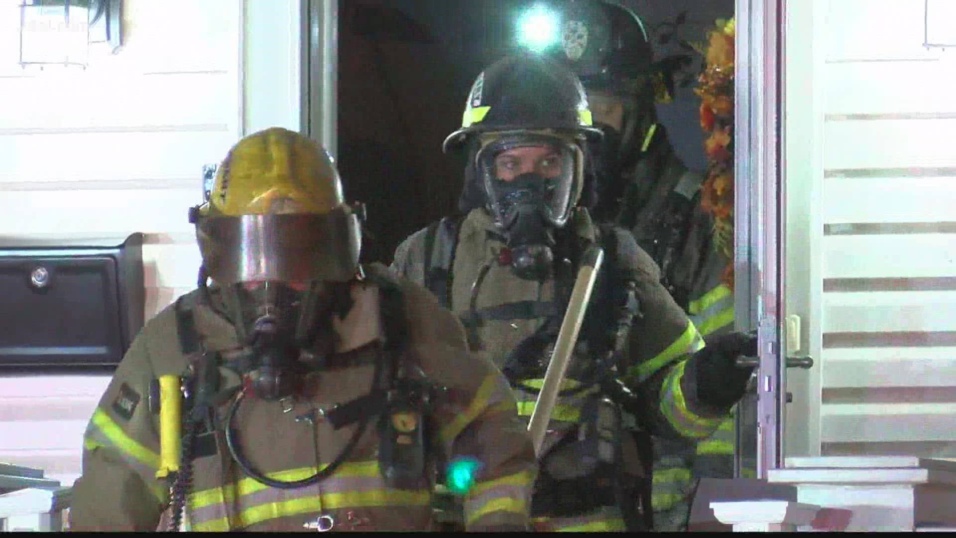 The fire broke out on Pershing Drive just before 1 a.m. and caused significant damage.