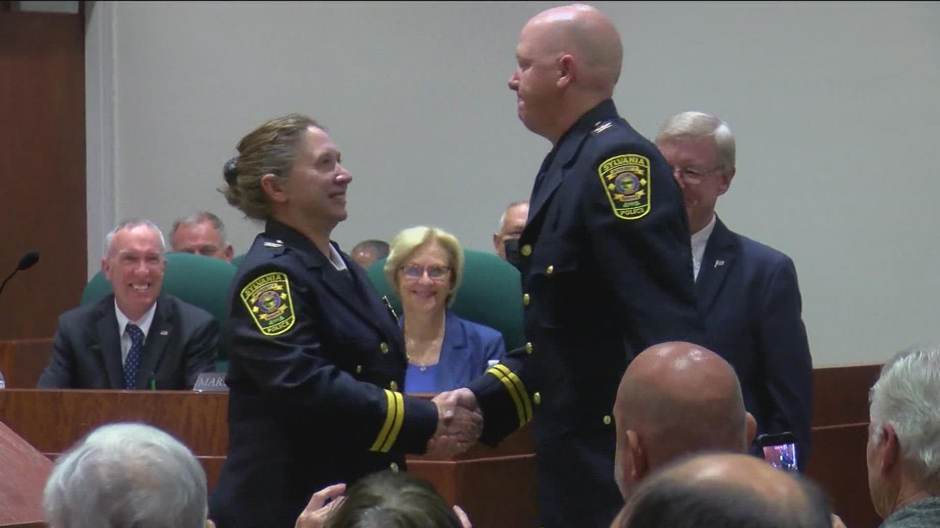 Danilynn Miller served 28 years with the department before being appointed chief Monday. She says she's been waiting for the moment for most of her life.