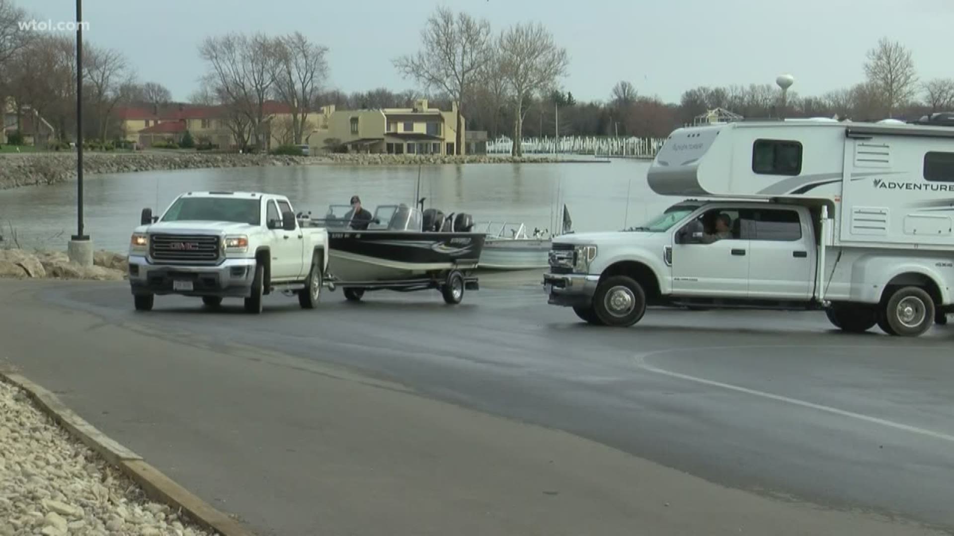 Some viewers and local officials have expressed concerns over those leaving the house to fish and possibly crowding parks and boat ramps.