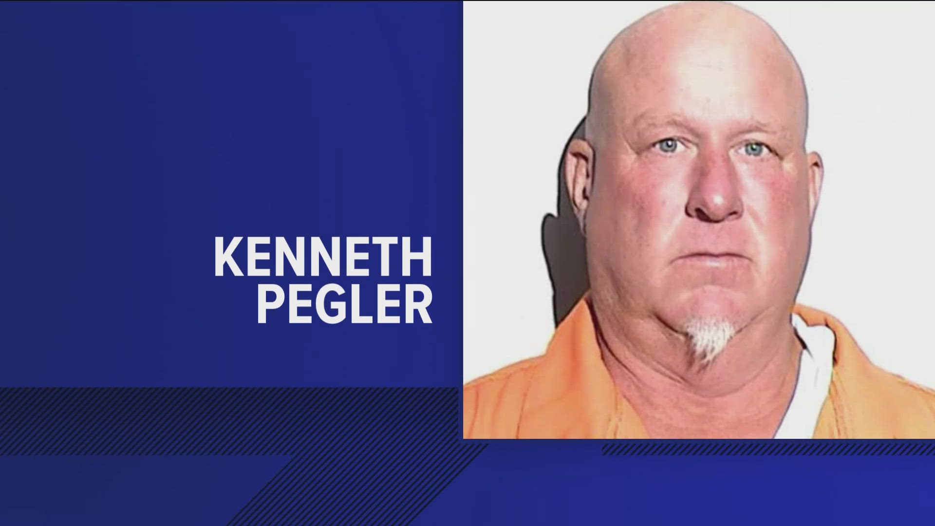 Kenneth Pegler, 55, is accused of hitting and killing 30-year-old bicyclist Nicholas Reinhart on July 30.