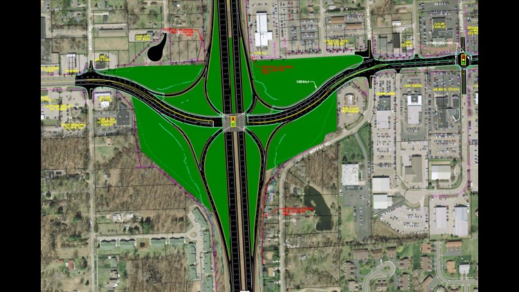 Work underway on Central Avenue and 23/475 interchange ramps