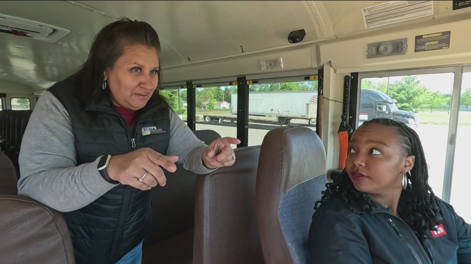 Toledo Public Schools is putting the community in the driver's seat, with a hands-on event aimed at recruiting new bus drivers. 