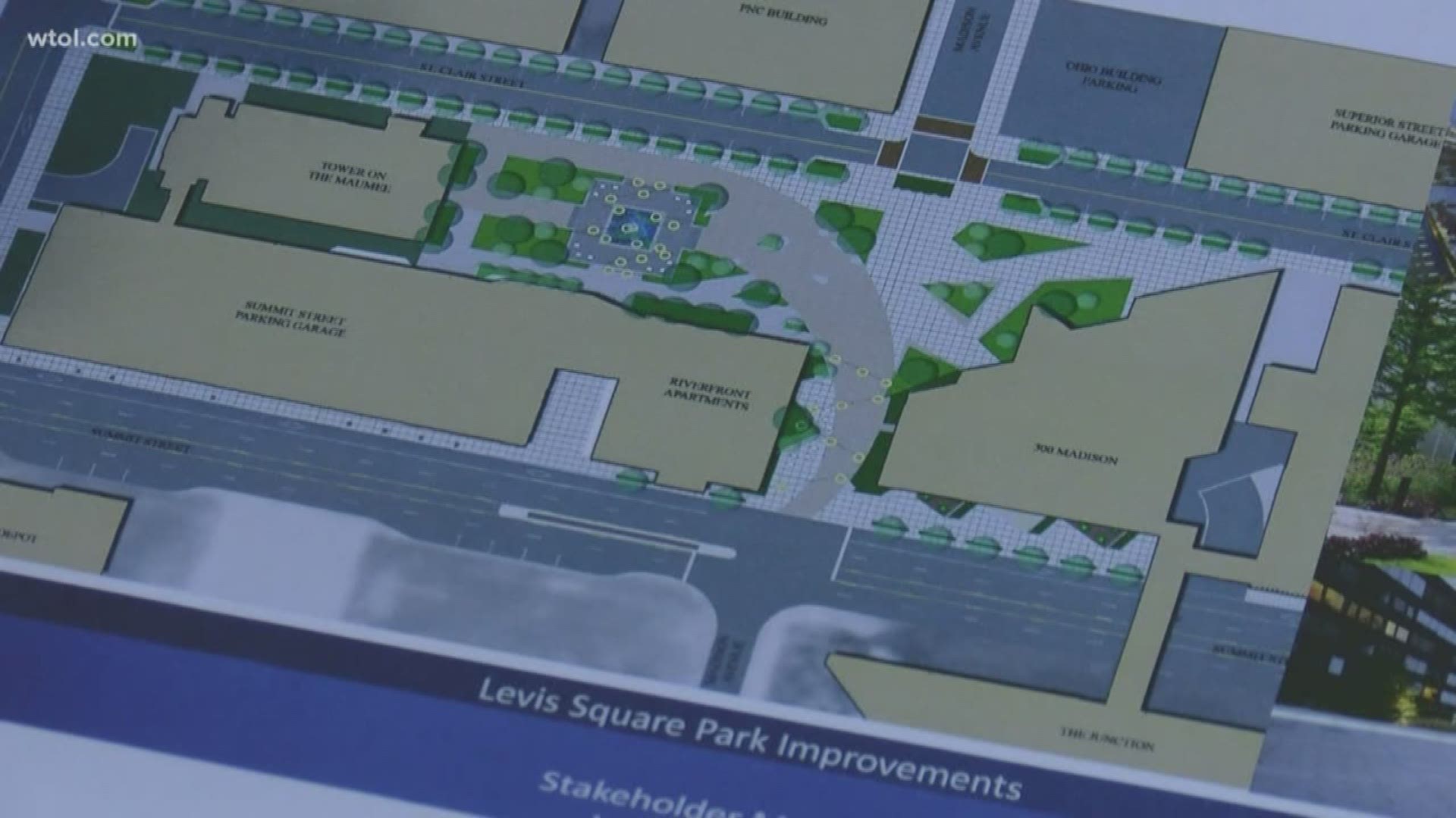 The total bill to reconstruct Levis Square by 2021 is estimated at nearly $1.5 million. Toledo City Council will vote Tuesday on allocating $400,000 of that amount.