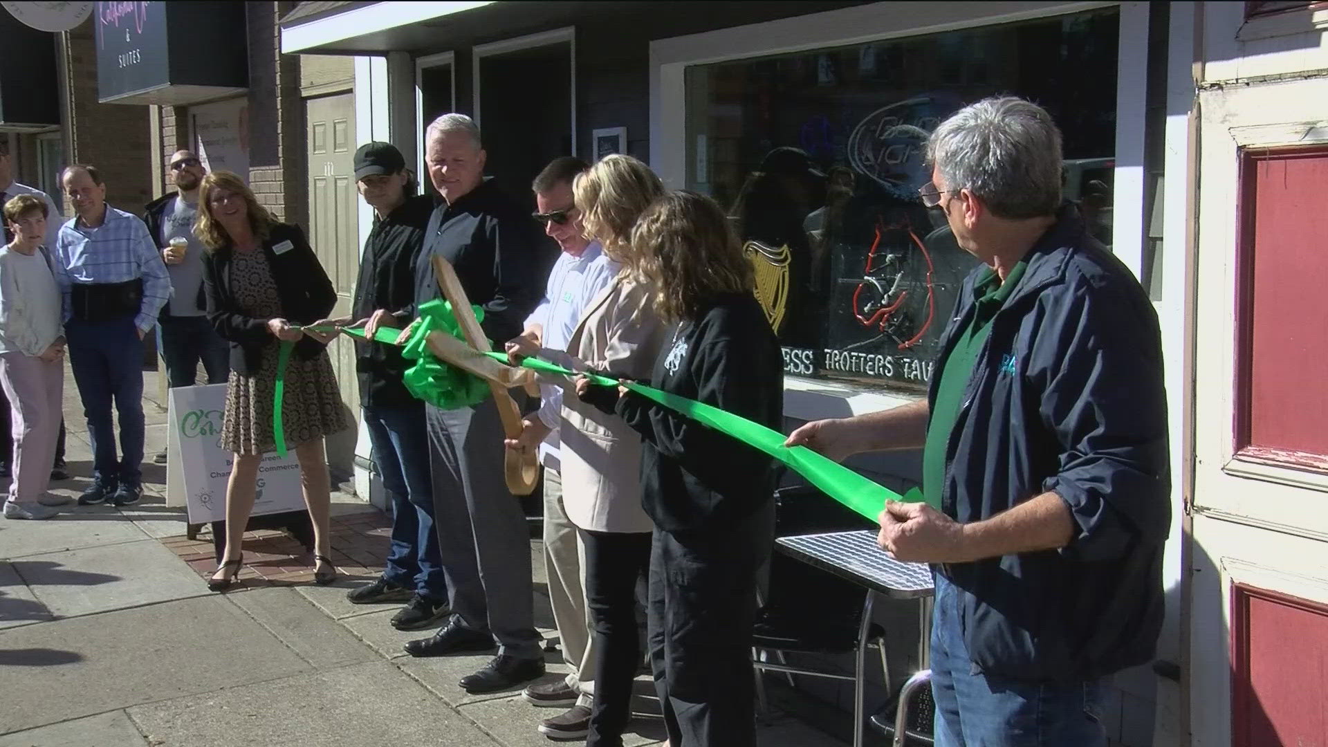 The city's Chamber of Commerce held a ribbon cutting Tuesday morning for the reopening.