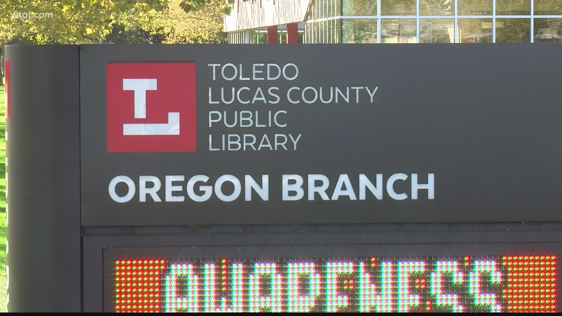 The Toledo Lucas County Public Library reduced hours at the beginning of the COVID-19 pandemic as fewer people were visiting.