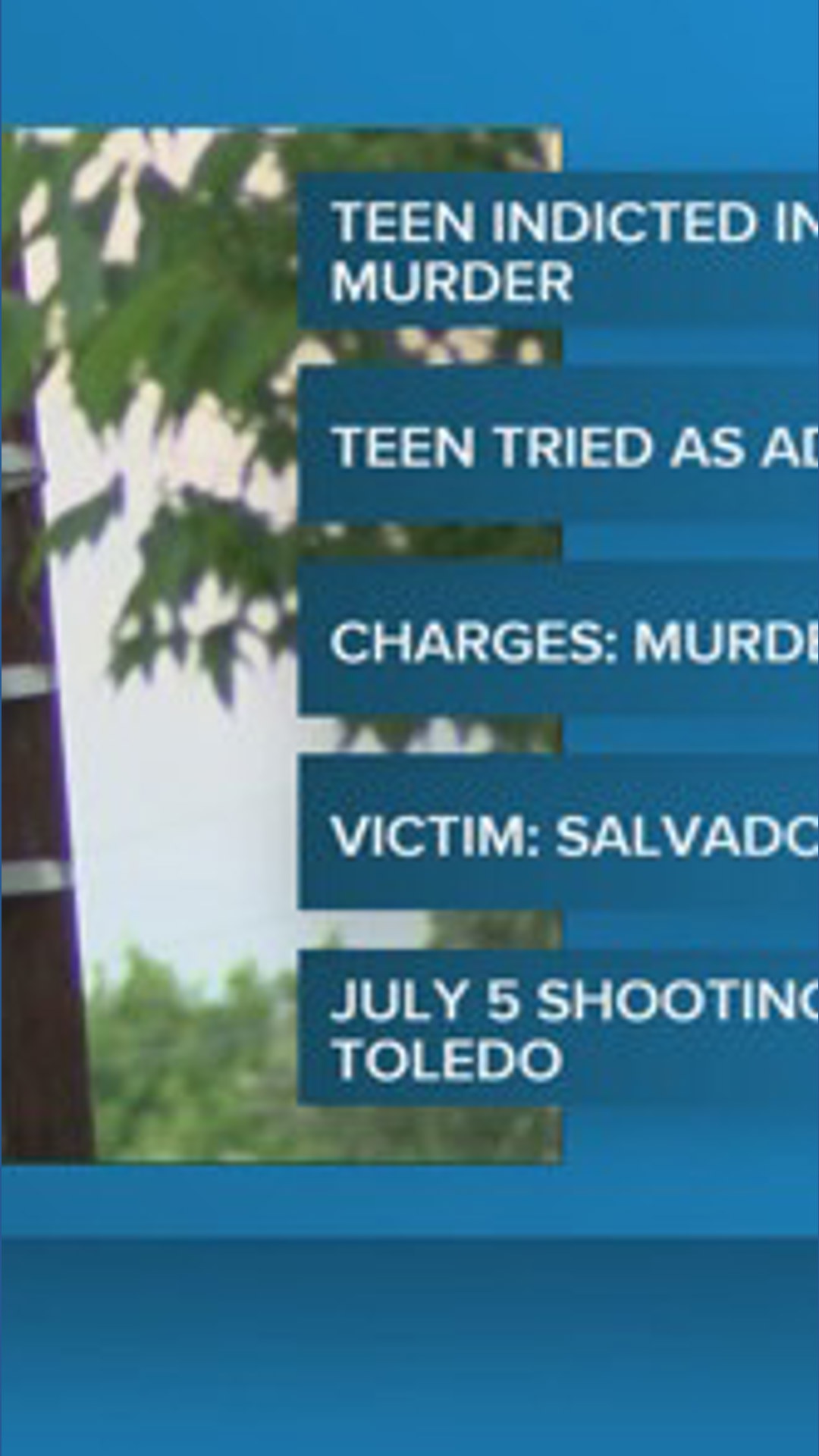 Teenager indicted for July murder of 20-year-old in east Toledo | wtol.com