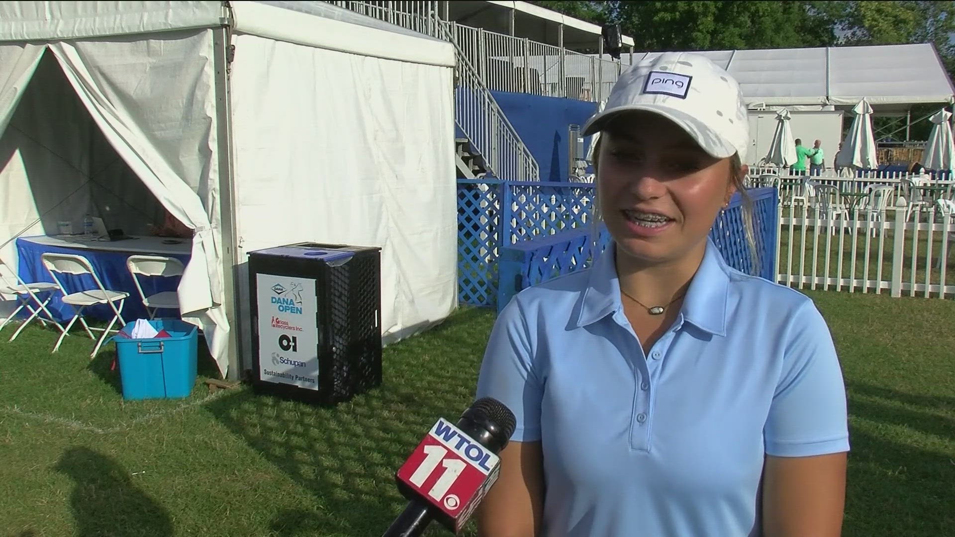 The competition continues Friday; 15-year-old Mia Hammond talks her progress in the tournament.