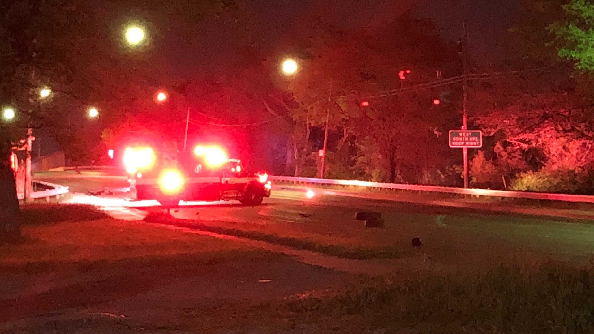 S. Byrne Road closed between Airport Hwy. and South Ave. due to crash