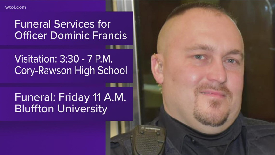 Funeral for Bluffton police officer Dominic Francis