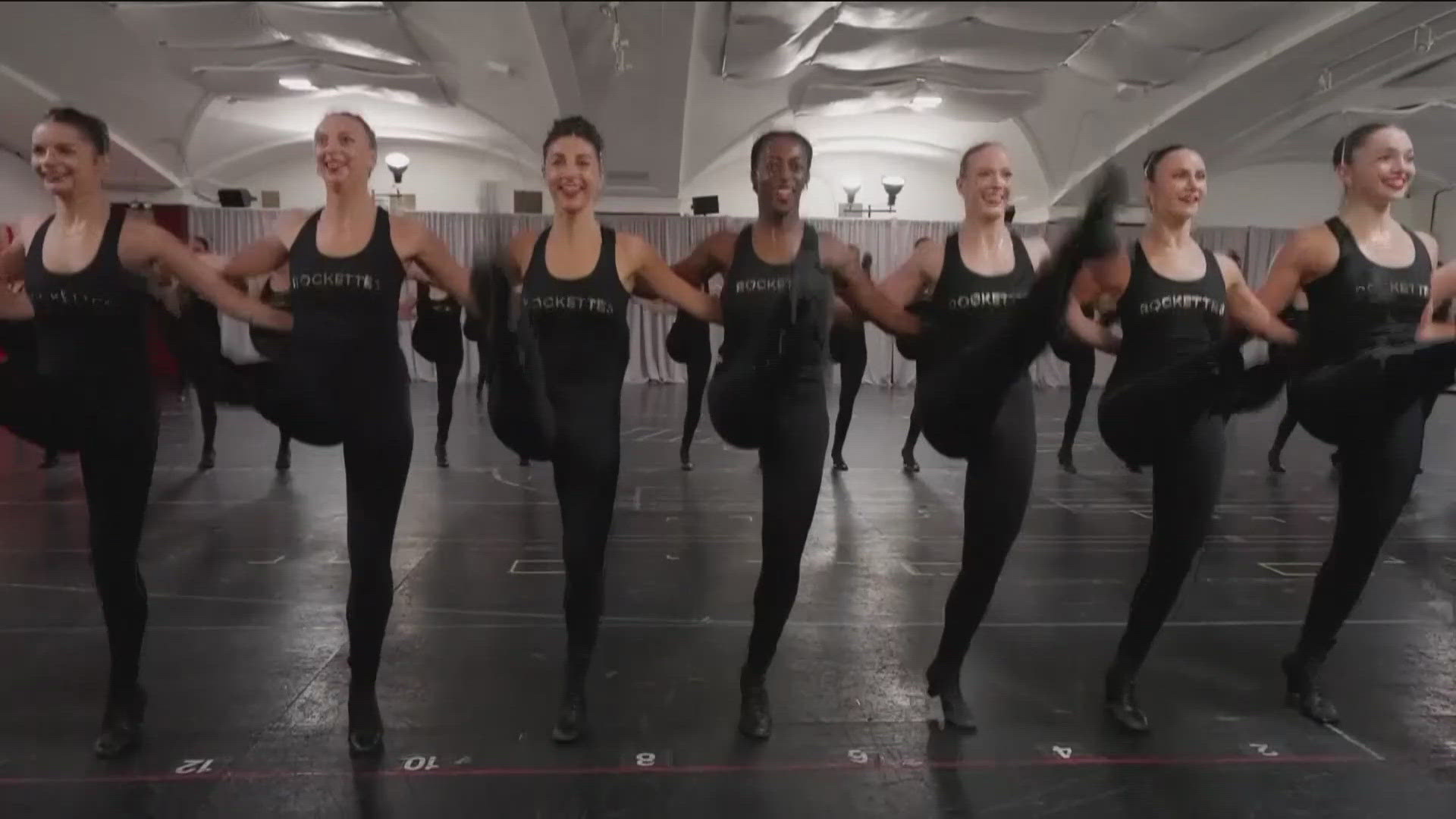 The Rockettes are practicing six hours a day, six days a week to perfect each step before the show opens on Nov. 8.