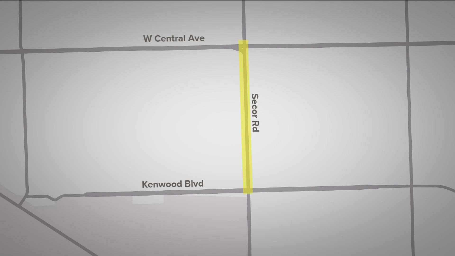 The Toledo Department of Transportation wants to re-design Secor road between Central Avenue and Kenwood.