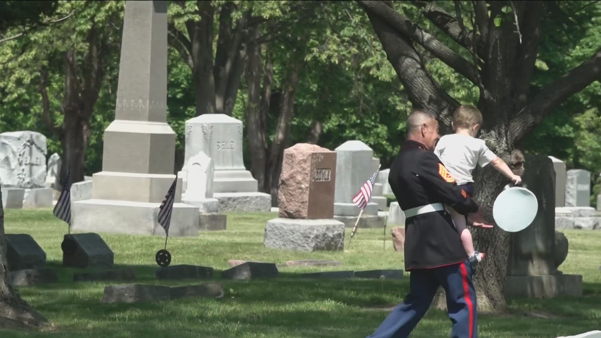 Michael Sandlin takes us to Perrysburg where the Memorial Day ceremony leaves an impression on everyone involved.