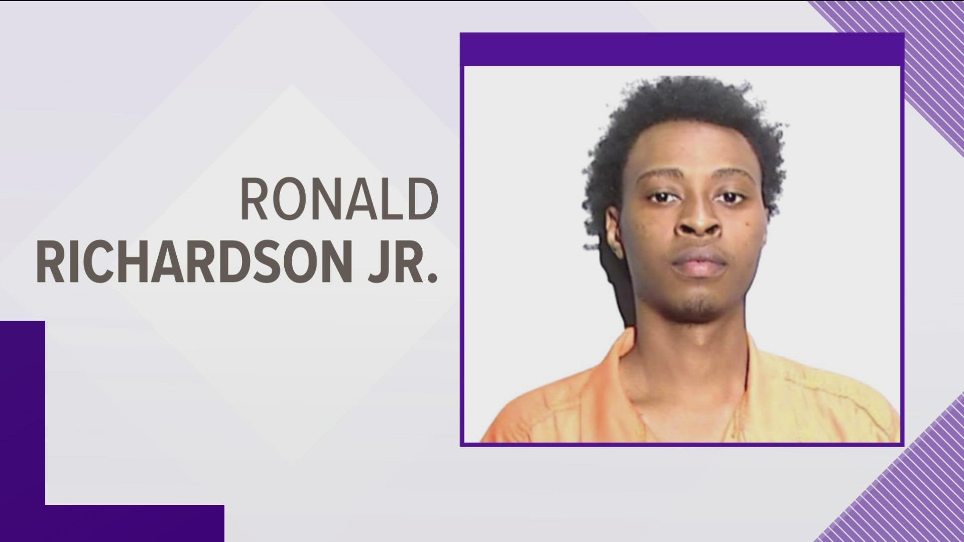 Ronald Richardson Jr. was arrested in Findlay. He's charged with a January killing in Springfield Township