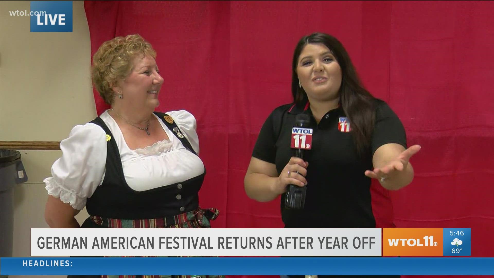 Zeinab Cheaib breaks out her German skills in honor of the German-American Festival kicking off on Friday!