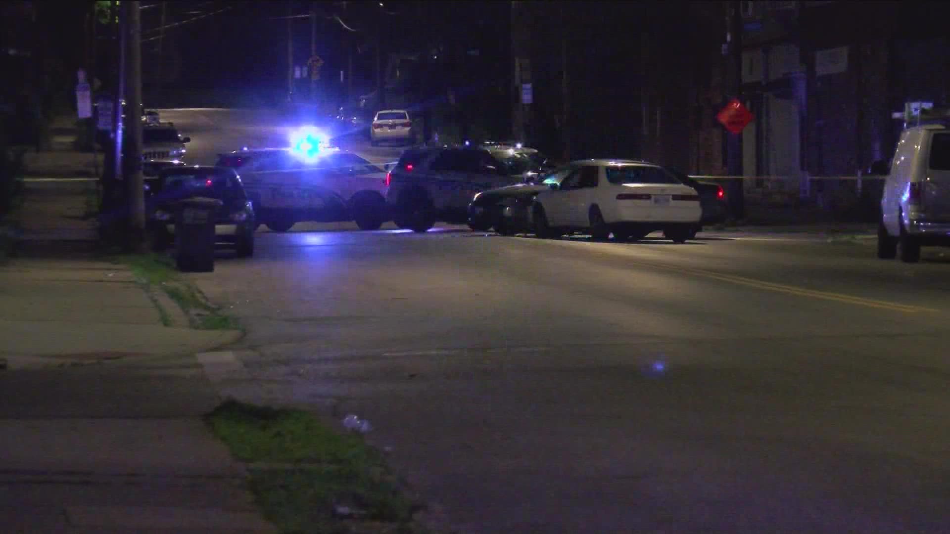 Police say the male victim was shot around 11:30 p.m. on Friday near Western Ave. and Gibbons St.