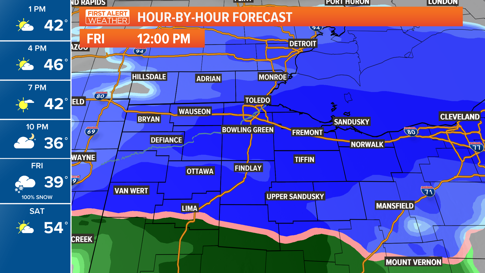 When will it snow Friday in Toledo and how much? | wtol.com