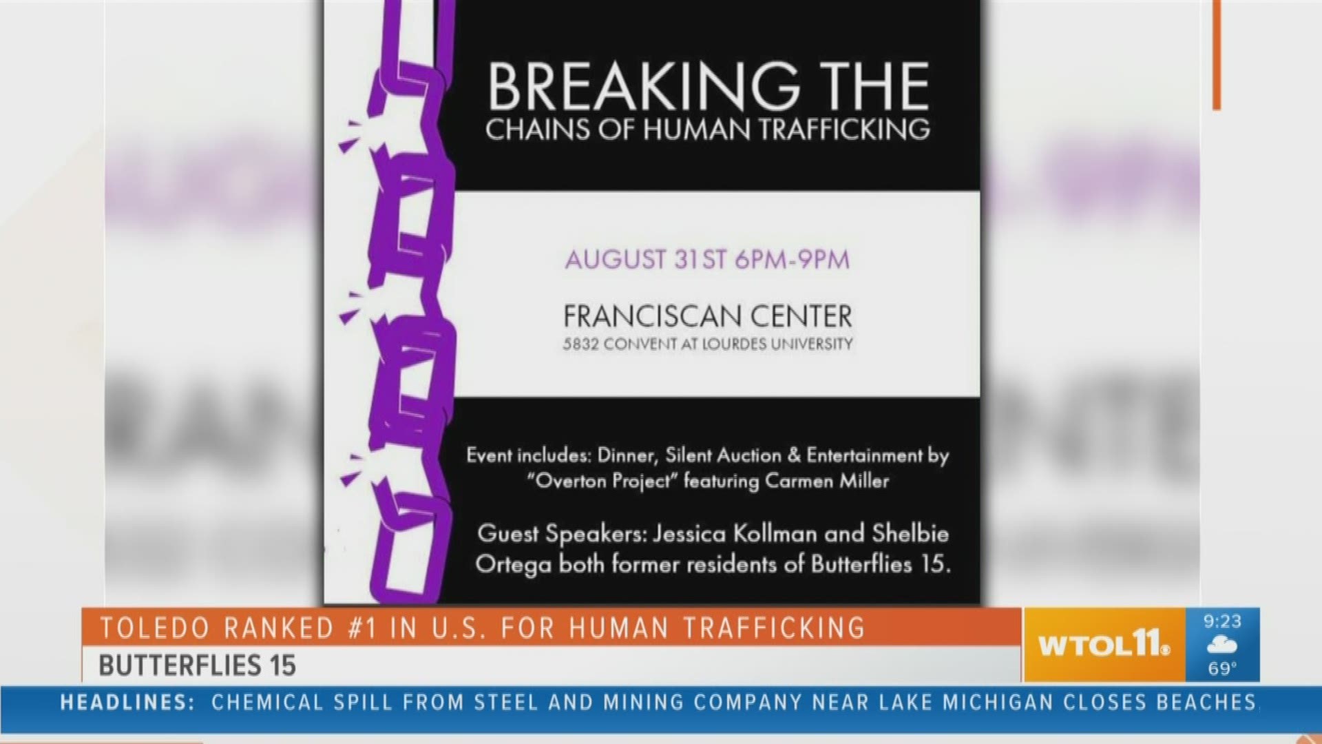 Get tickets for "The Ball" put on by Butterflies 15 to "Break the Chain" of human trafficking!