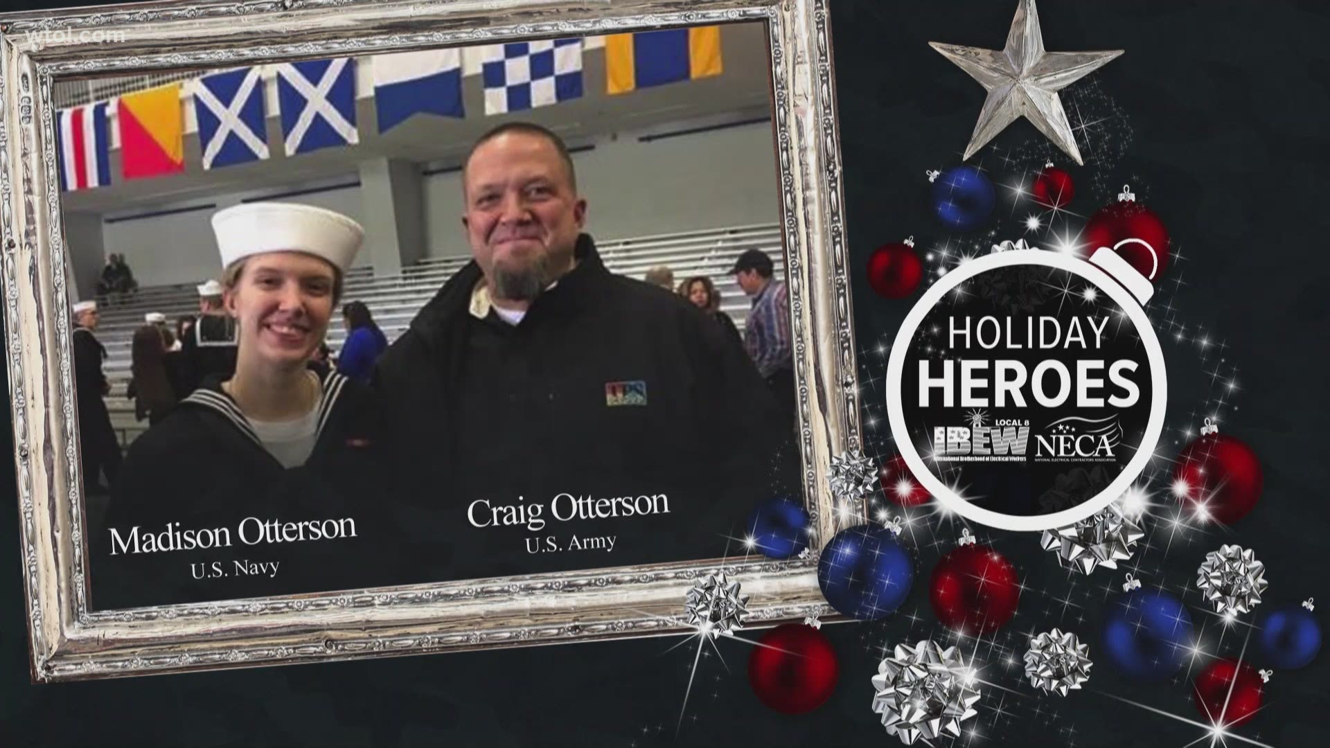 Let's take a moment to honor Tuesday's holiday heroes! Craig and Madison Otterson are a father-daughter duo serving our country past and present!