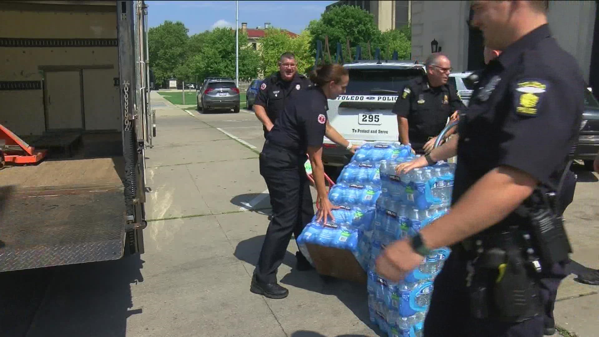 Mercy Health and Toledo first responders want to remind residents to stay hydrated to stay safe in extreme heat.