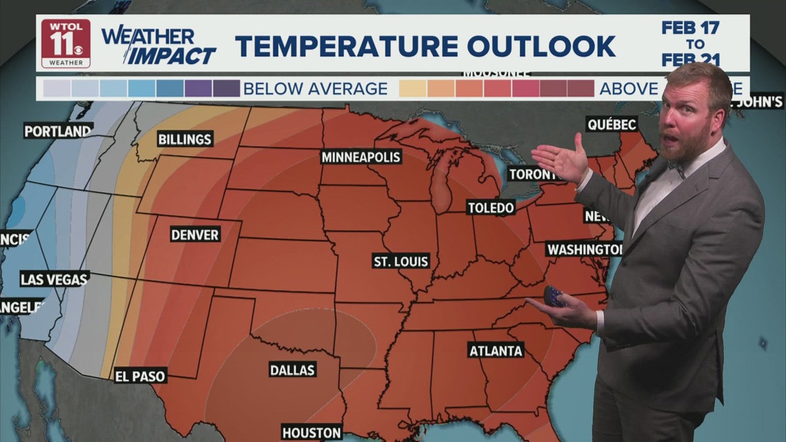 Cold and cloudy Wednesday, but major warmup ahead | WTOL 11 Weather ...