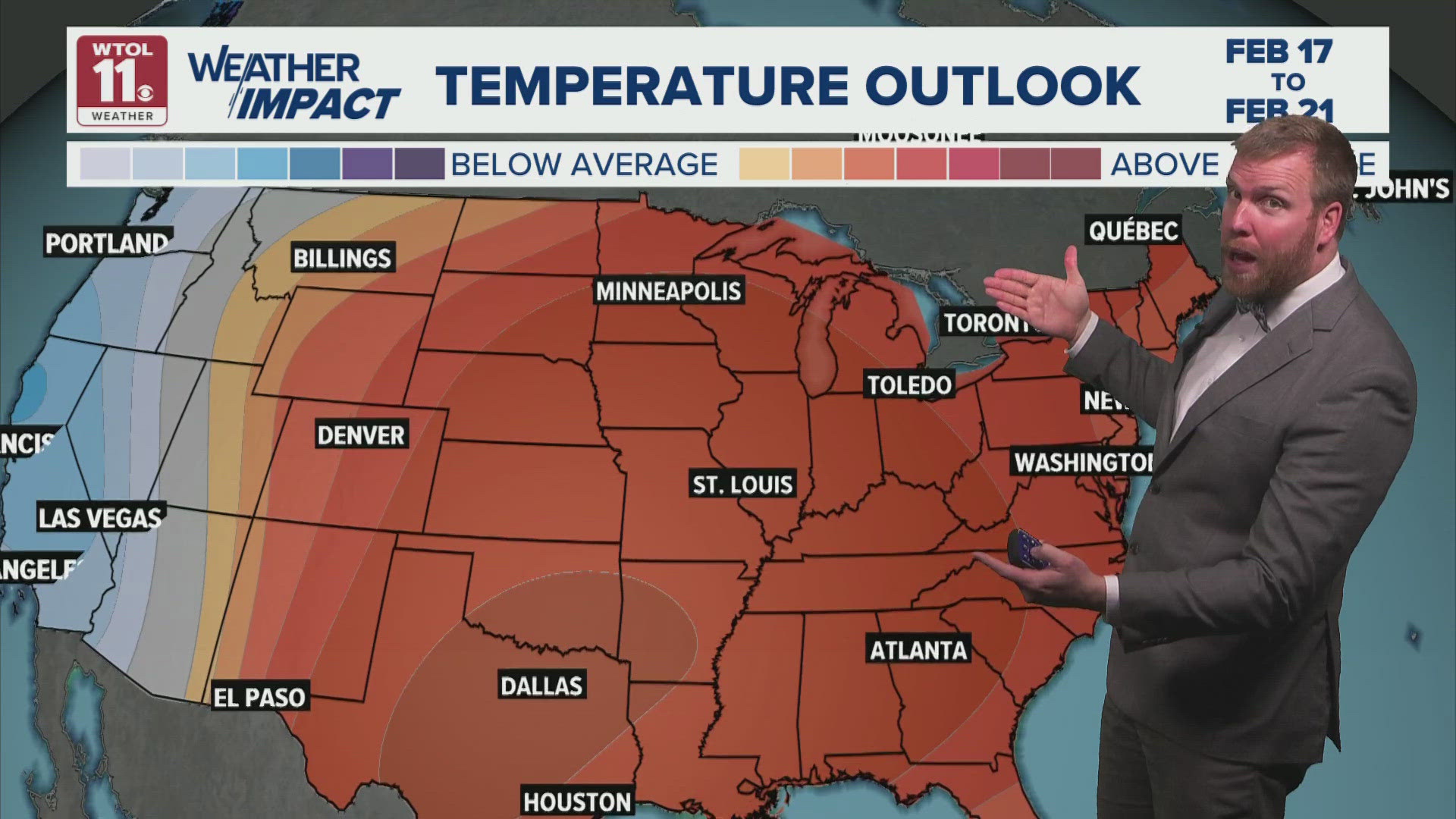 Cold and cloudy Wednesday, but major warmup ahead | WTOL 11 Weather ...