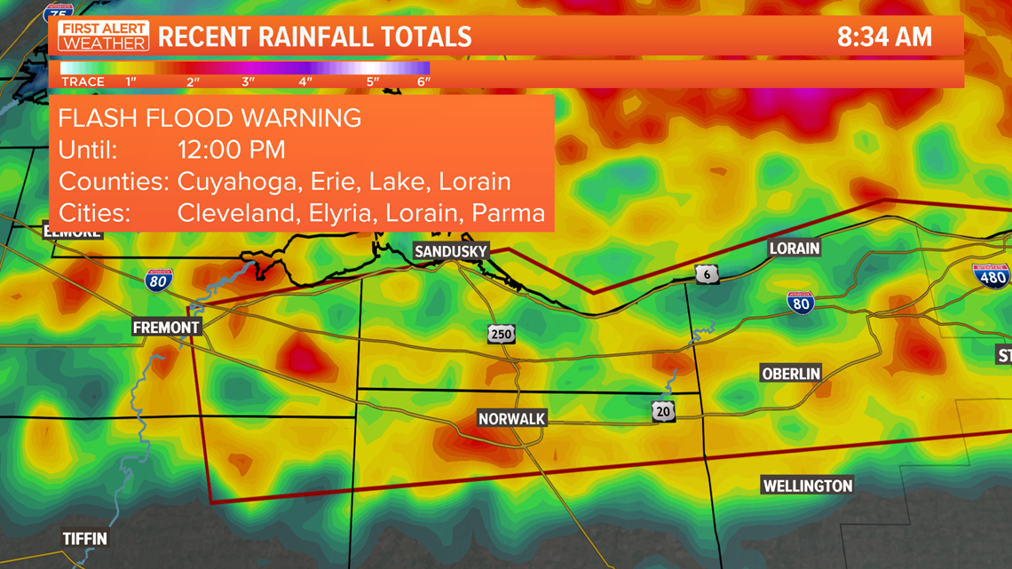 What is the weather in the Toledo area?