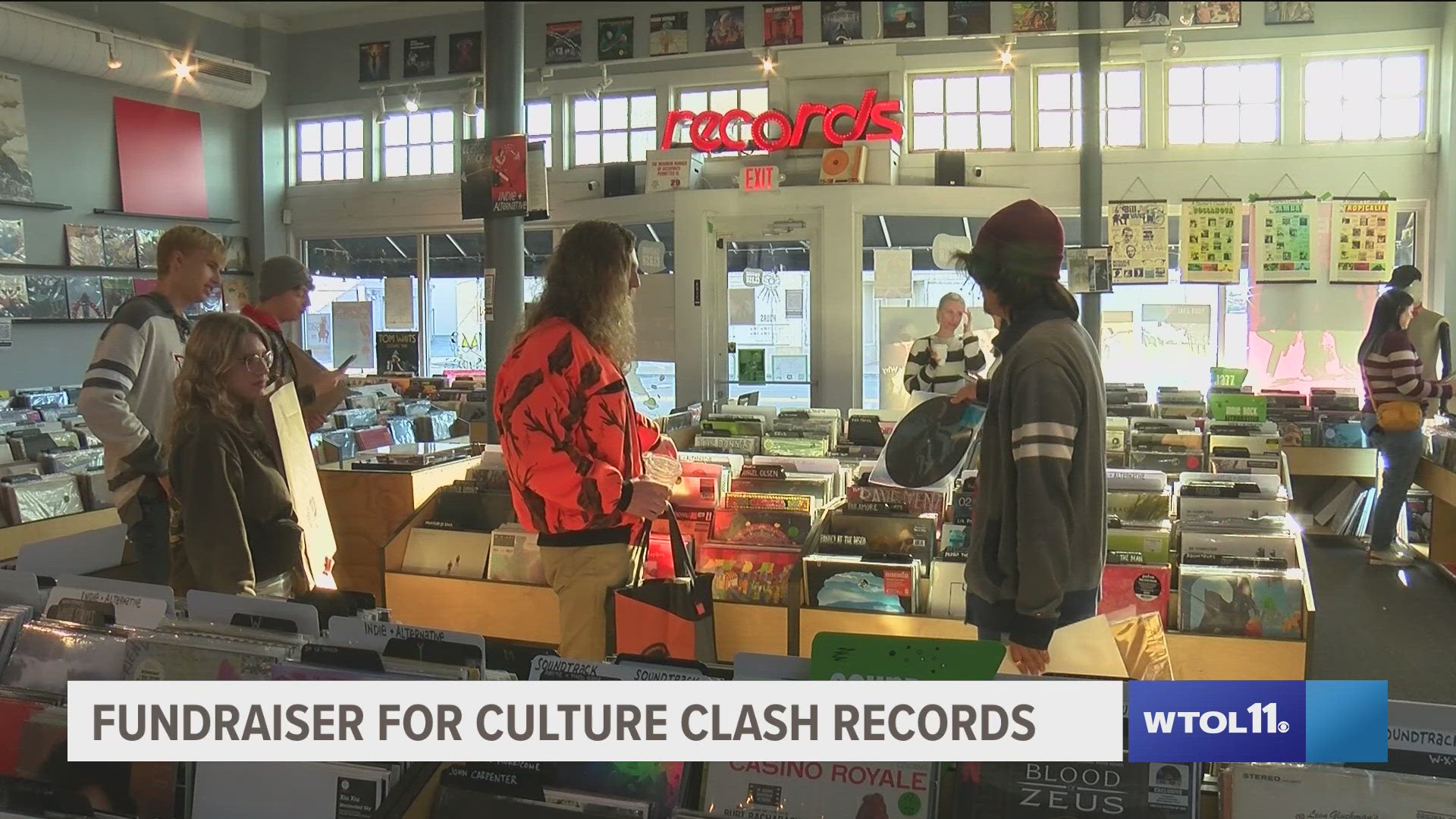 Culture Clash Records is on Monroe Street in downtown Toledo. 