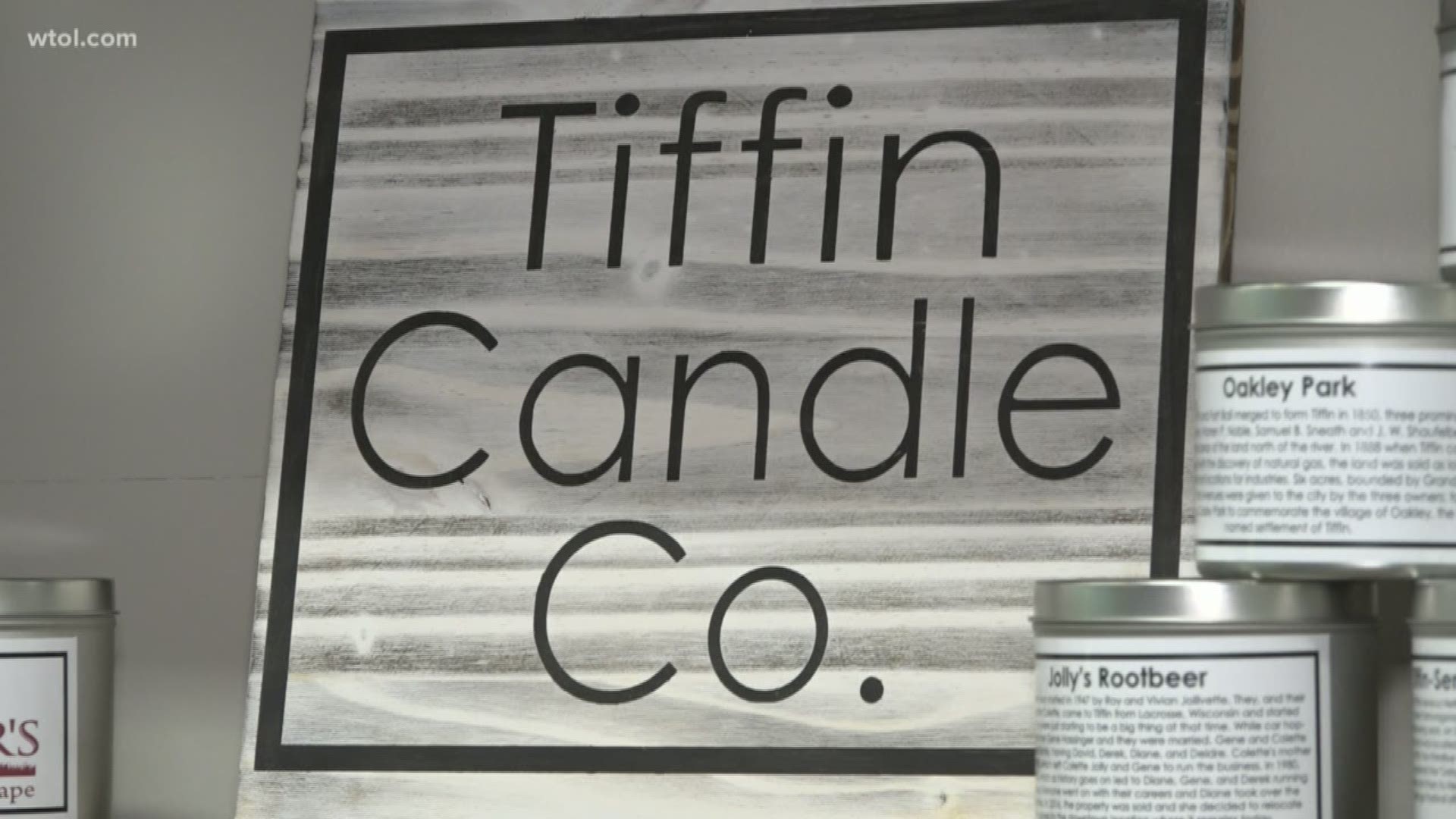 The candle company has named its scented candles after prominent landmarks and locations in four communities.