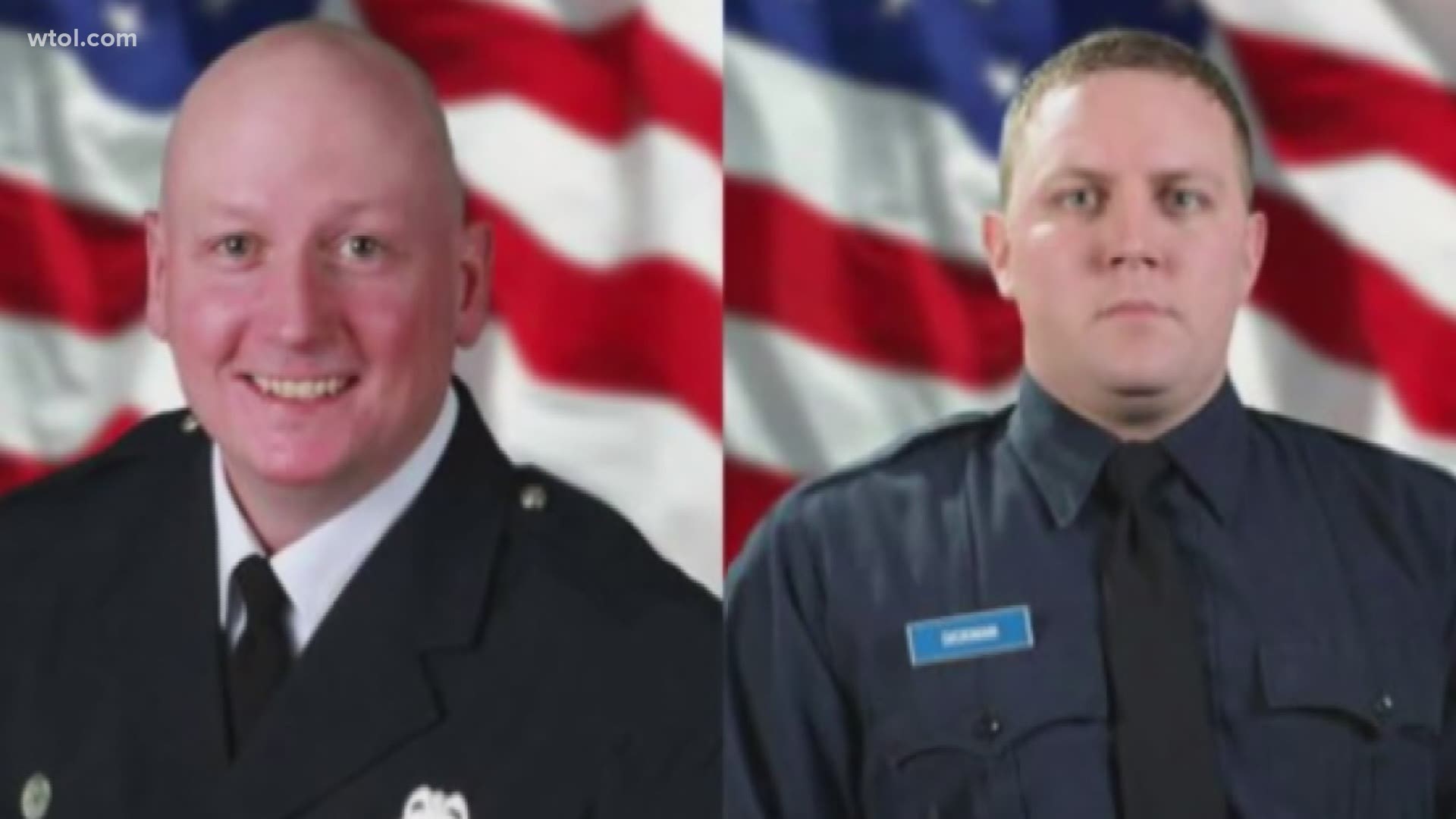 Historic Church of St. Patrick hosts service at 5:30 p.m. to remember Toledo Fire & Rescue Department firefighters Steve Machcinski and Jamie Dickman.