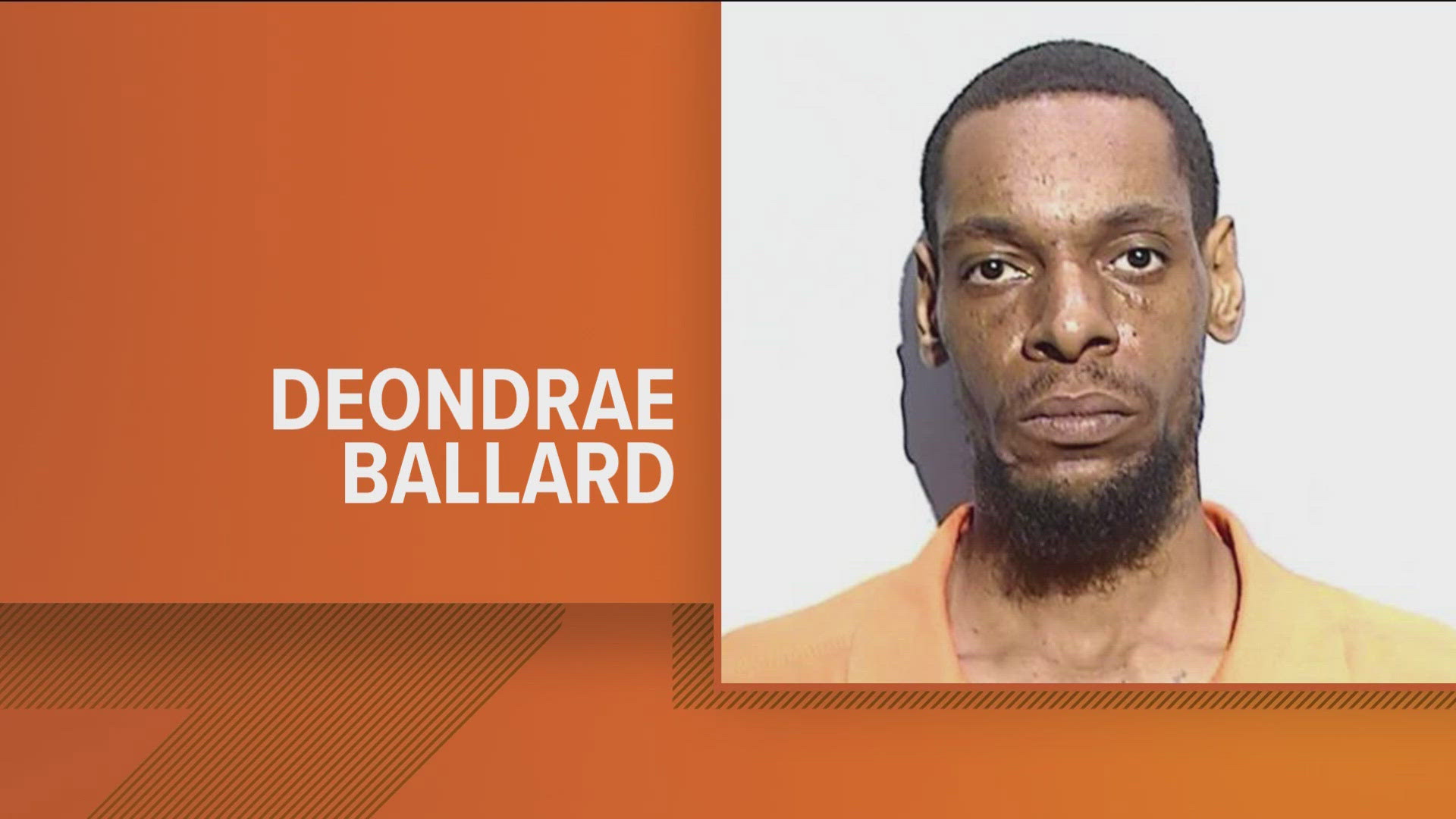 Deondrae Ballard is accused of shooting and killing a 32-year-old woman in east Toledo in October.