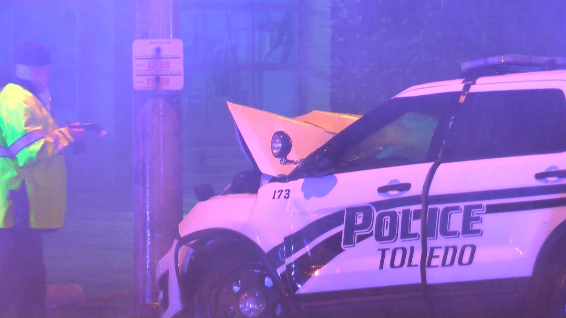 Woman arrested after allegedly turning in front of Toledo Police ...