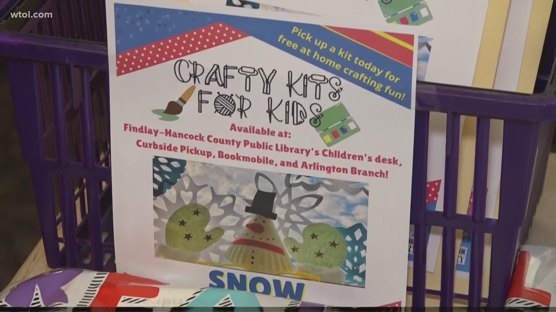 The kits are available at the Findlay-Hancock County Public Library every month.